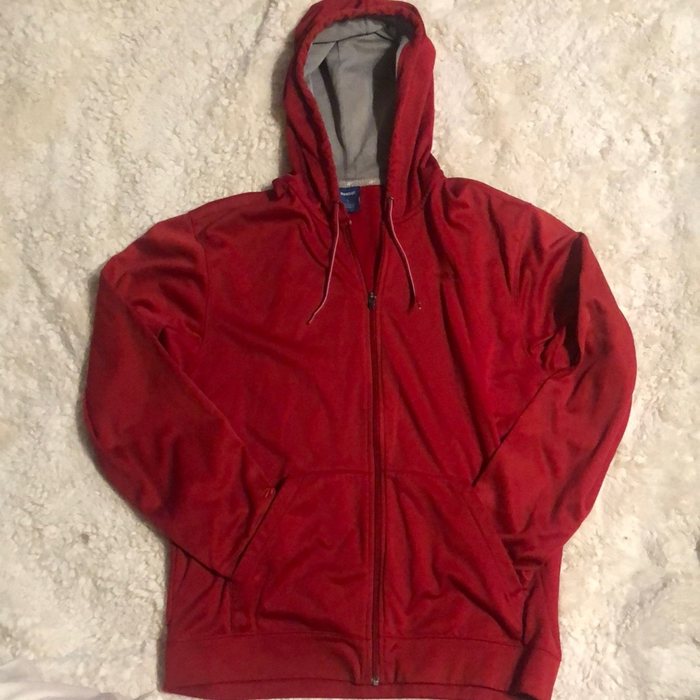 Men's Red Hoodie Sweater